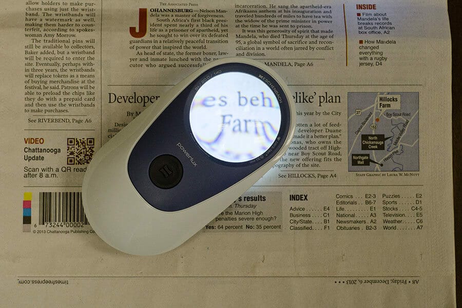 How to Use a Handheld Magnifier