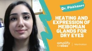 Video explaining Heating and Expression of Meibomian Glands for Dry Eyes